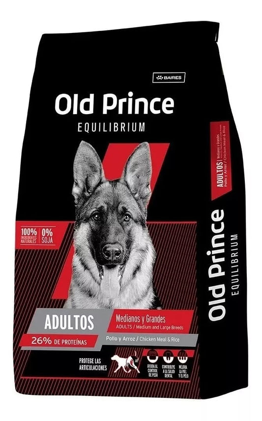 Old Prince Perro Equilibrium Adulto Medium Y Large