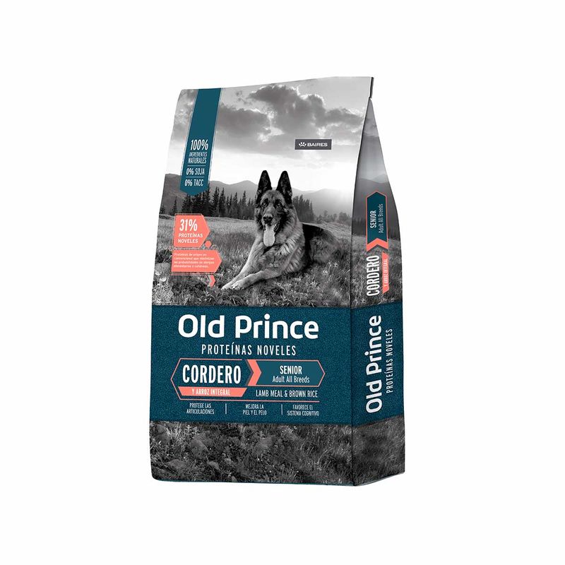 Old Prince Perro Novel Cordero Y Arroz Adulto Senior