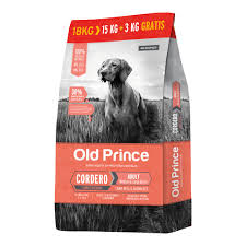 Old Prince Perro Novel Cordero Y Arroz Adulto Medium y Large