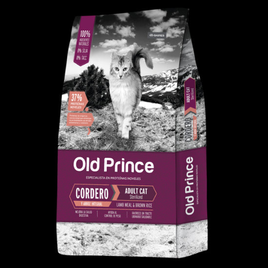 OLD PRINCE NOVEL CORDERO Y ARROZ CAT STERILIZED