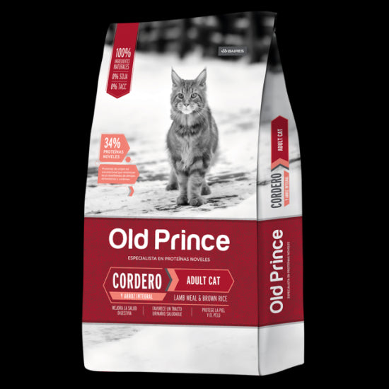 OLD PRINCE NOVEL CORDERO Y ARROZ GATOS ADULTOS